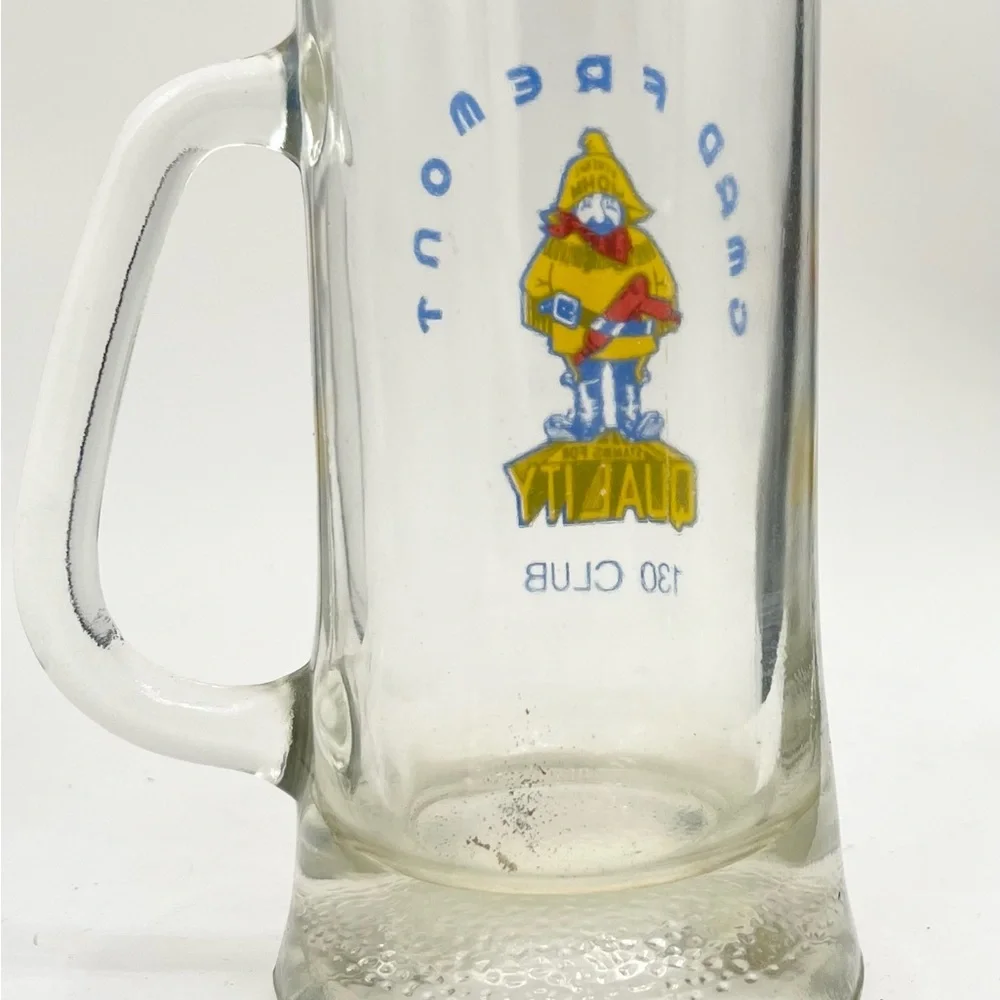 Vintage Gmad Fremont 130 Club Glass Mug Stein General Motors RARE 6.25”T‎